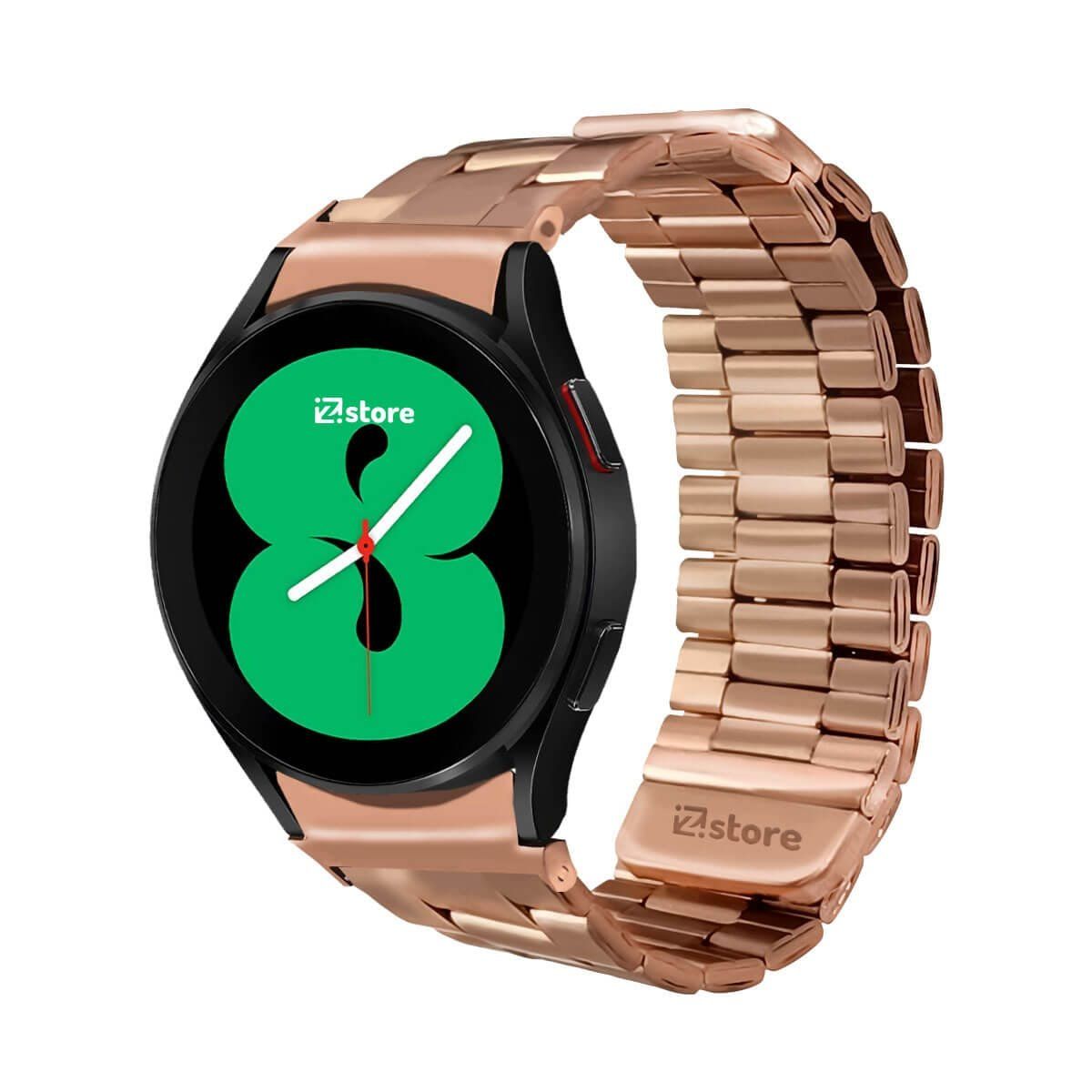 GENERICO - Correa de Metal Para Samsung Galaxy Watch 4 Magnética Gold Rose
