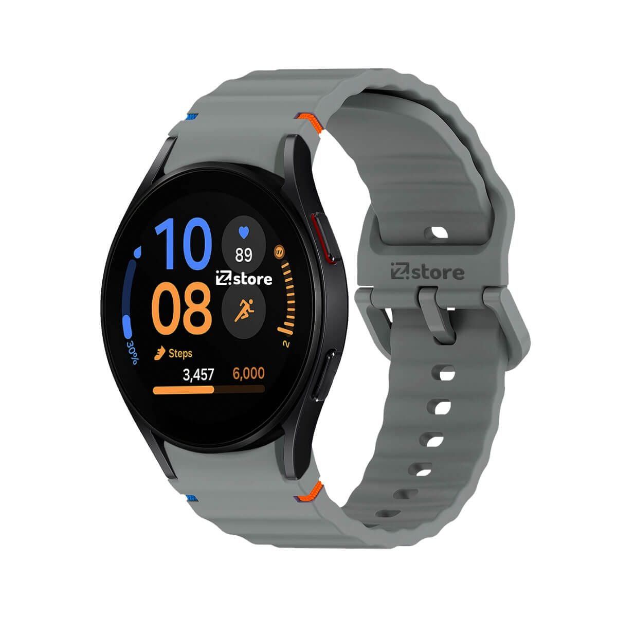 GENERICO - Correa Silicona Para Samsung Galaxy Watch FE Liner Gris