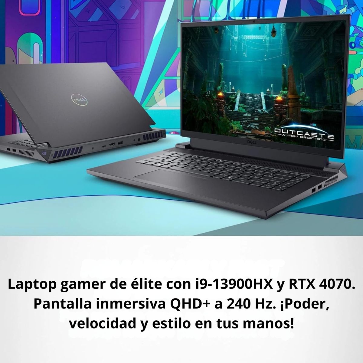 DELL - Laptop Gamer DELL G16-7630 16 Intel Core i9-13900HX 32GB RAM 1TB SSD NVIDIA GEFORCE RTX4070-8GB