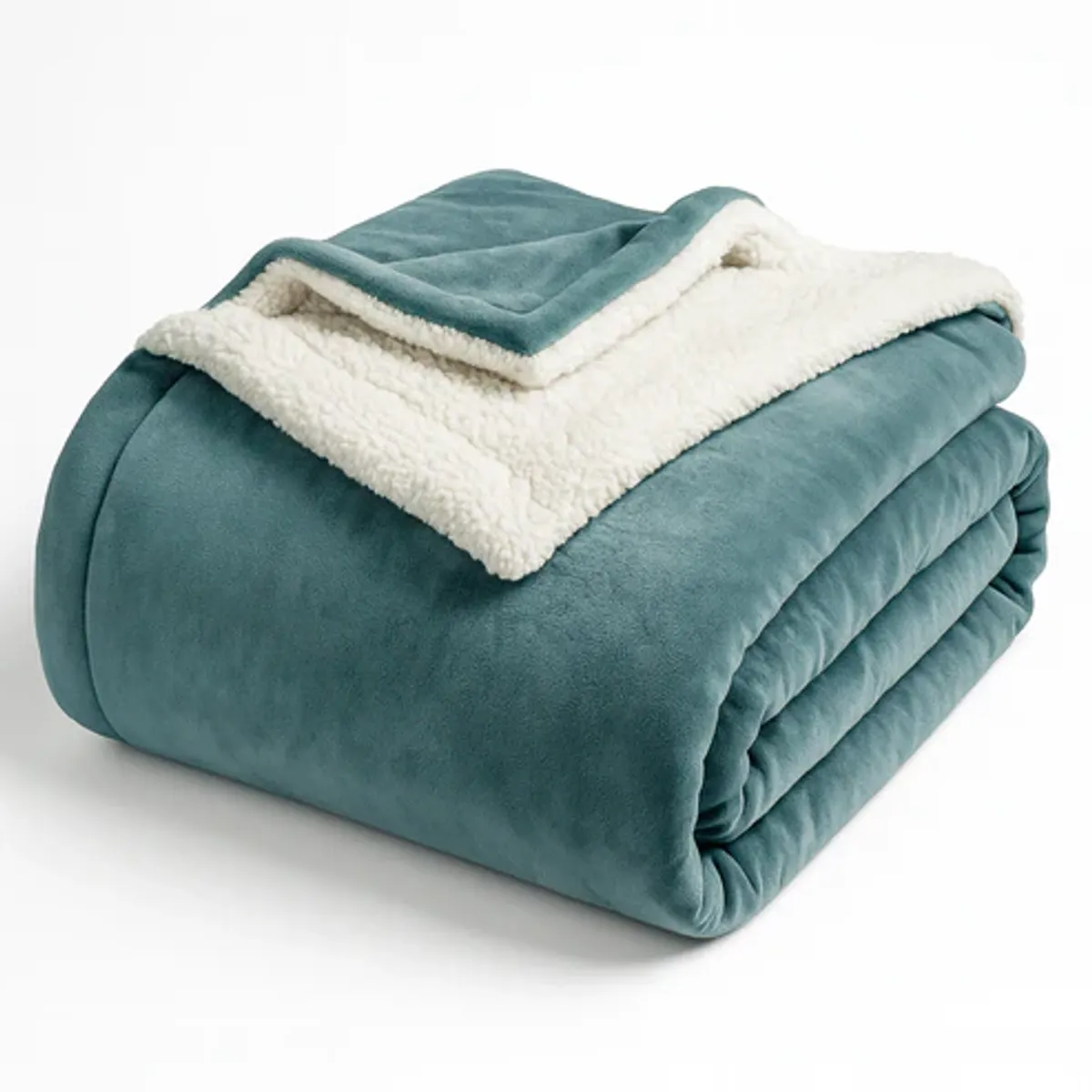 GENERICO - FRAZADA MANTA CARNERO SHERPA DOBLE CARA 2.0 PLAZAS