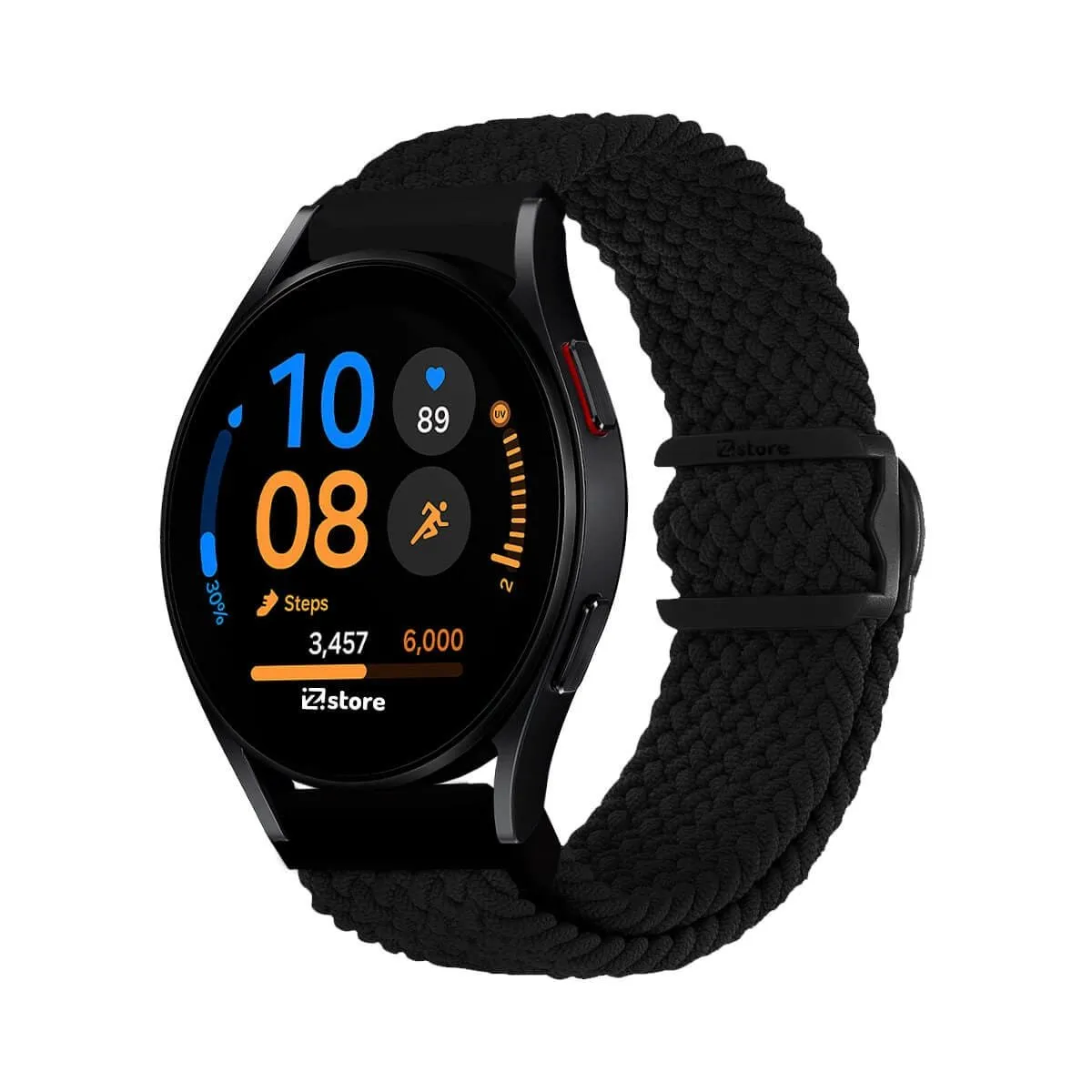 GENERICO - Correa de Nylon Para Samsung Galaxy Watch FE con Broche Negro