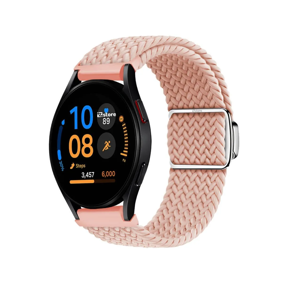 GENERICO - Correa de Nylon Para Samsung Galaxy Watch FE con Broche Magnetico Melón