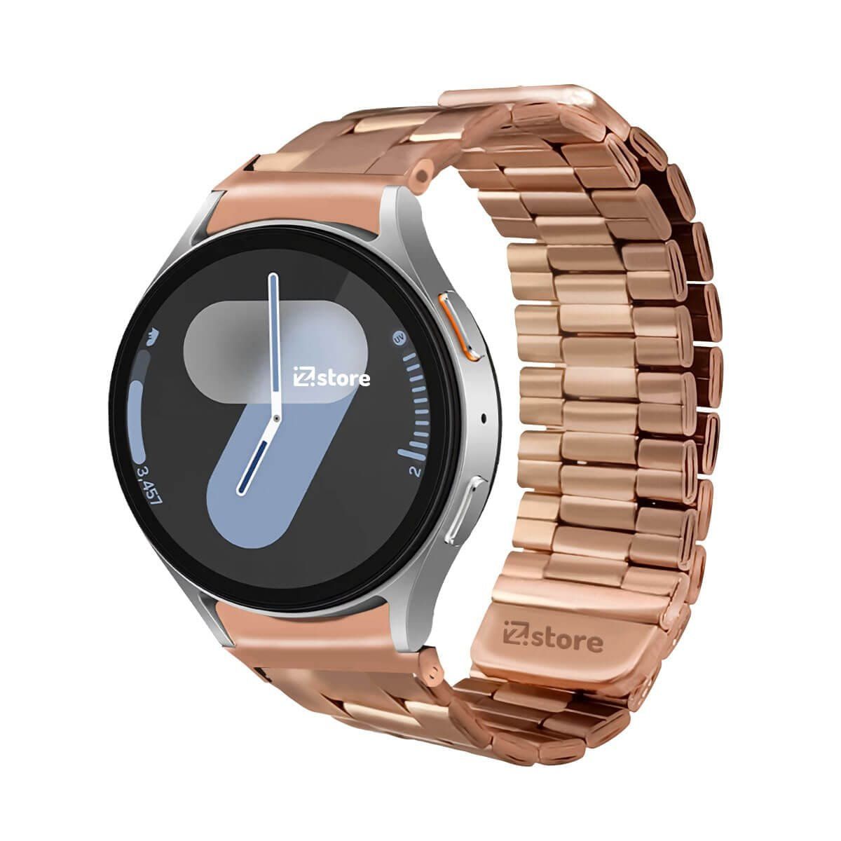 GENERICO - Correa de Metal Para Samsung Galaxy Watch 7 Magnética Gold Rose