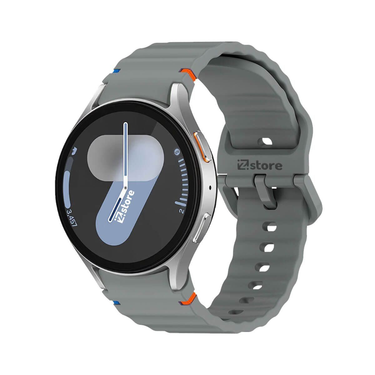 GENERICO - Correa Silicona Para Samsung Galaxy Watch 7 Liner Gris