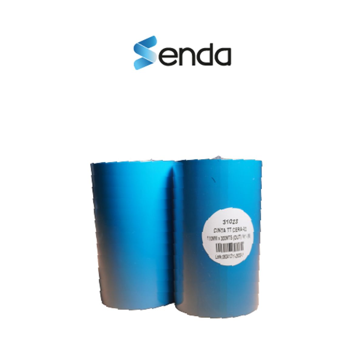 GENERICO - Rollo Cinta de Cera 110 mm X 300mts - Ribbon