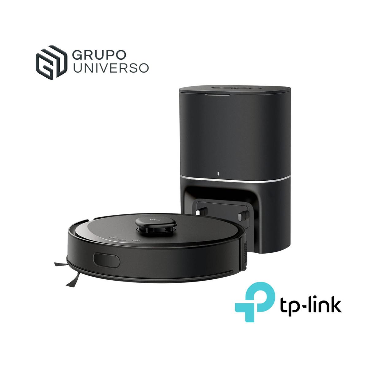 TP LINK - Tapo RV30 Max Plus Robot Aspirador Trapeador Base Autovaciado Negro