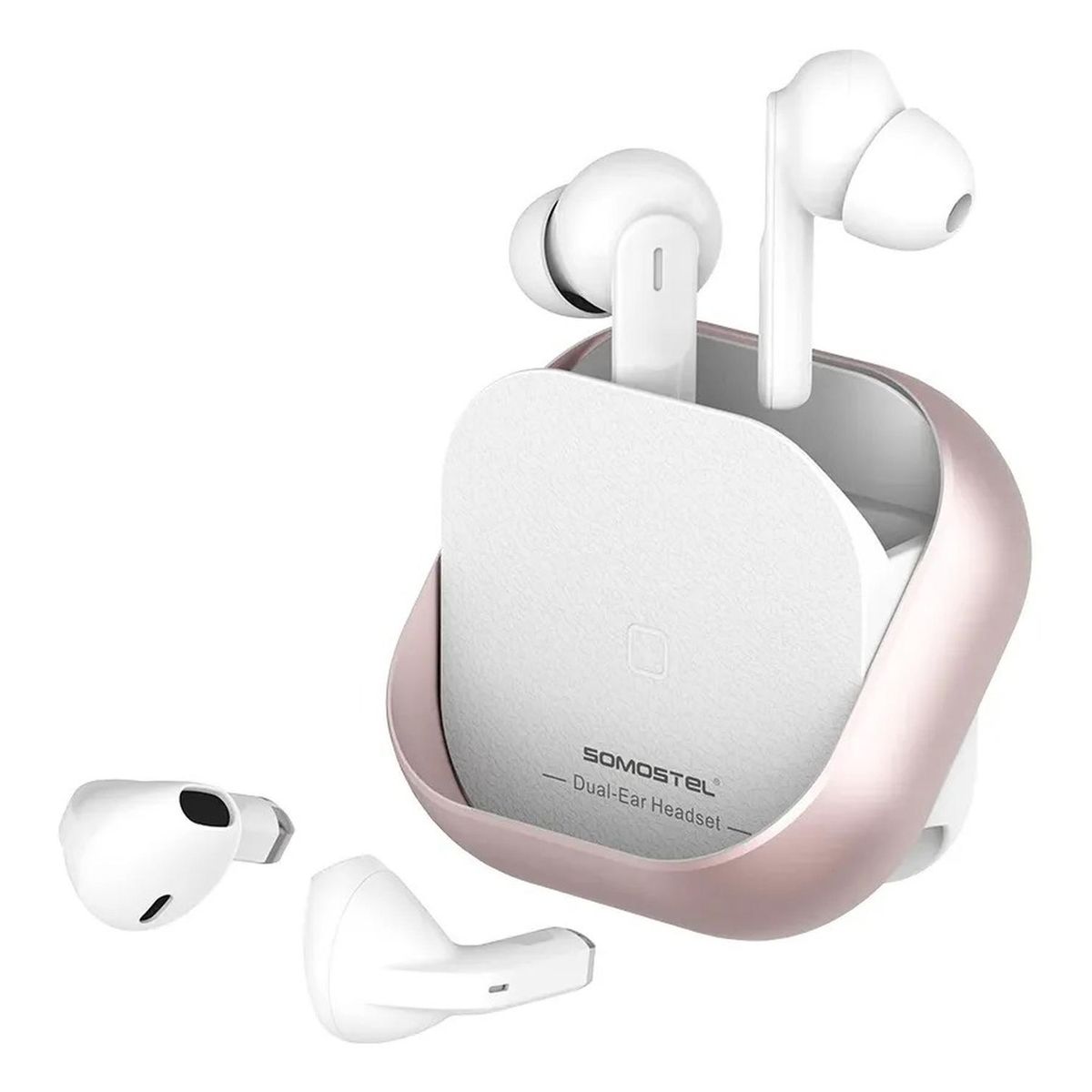 SOMOSTEL - Audífonos Tws Somostel Para Parejas Bt 5.3 Hd Ipx4