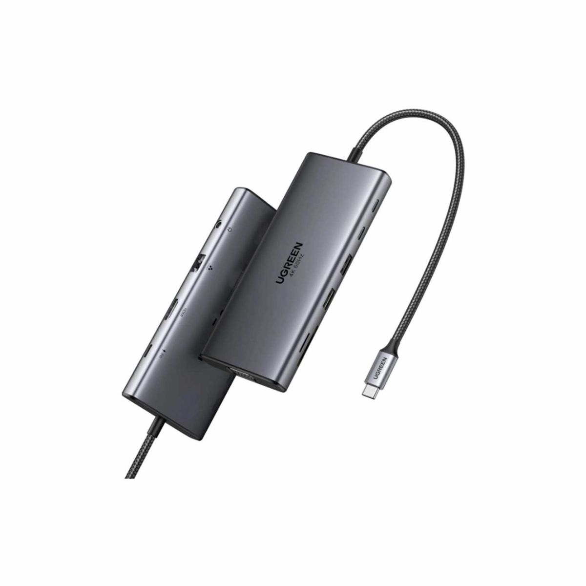 UGREEN - Hub Ugreen 11 En 1 USB-C a HDMIVGA4 USBRJ45Sd35mm PD100W 45520