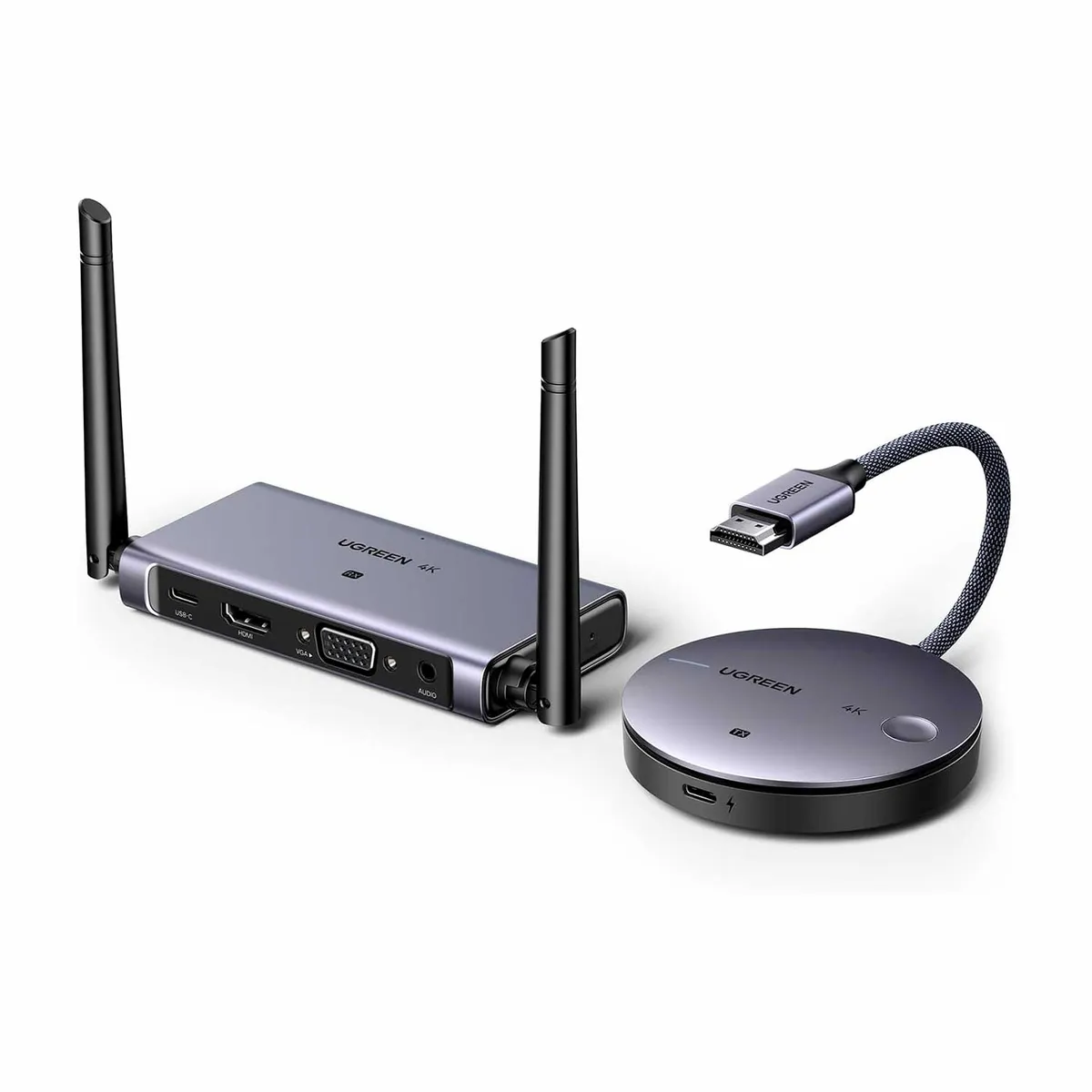 UGREEN - Kit Extensor HDMI Transmisor Inalambrico Ugreen 5G CM586 - 90909A