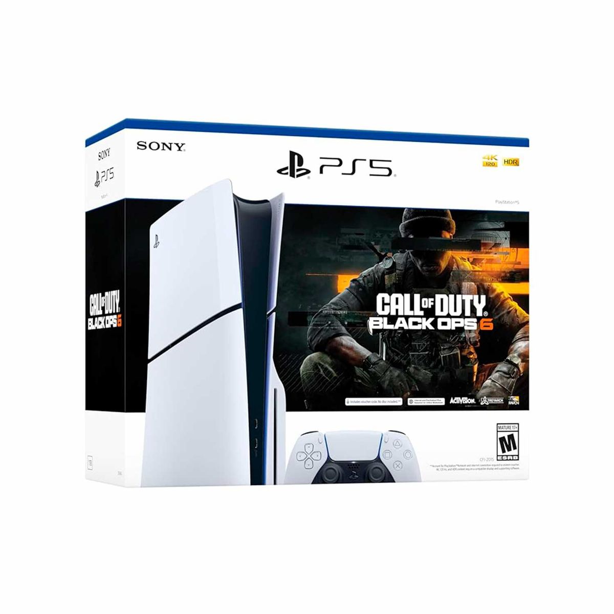SONY - Consola Playstation 5 Slim Con Lectora Bundle COD Black Ops 6 1TB SSD
