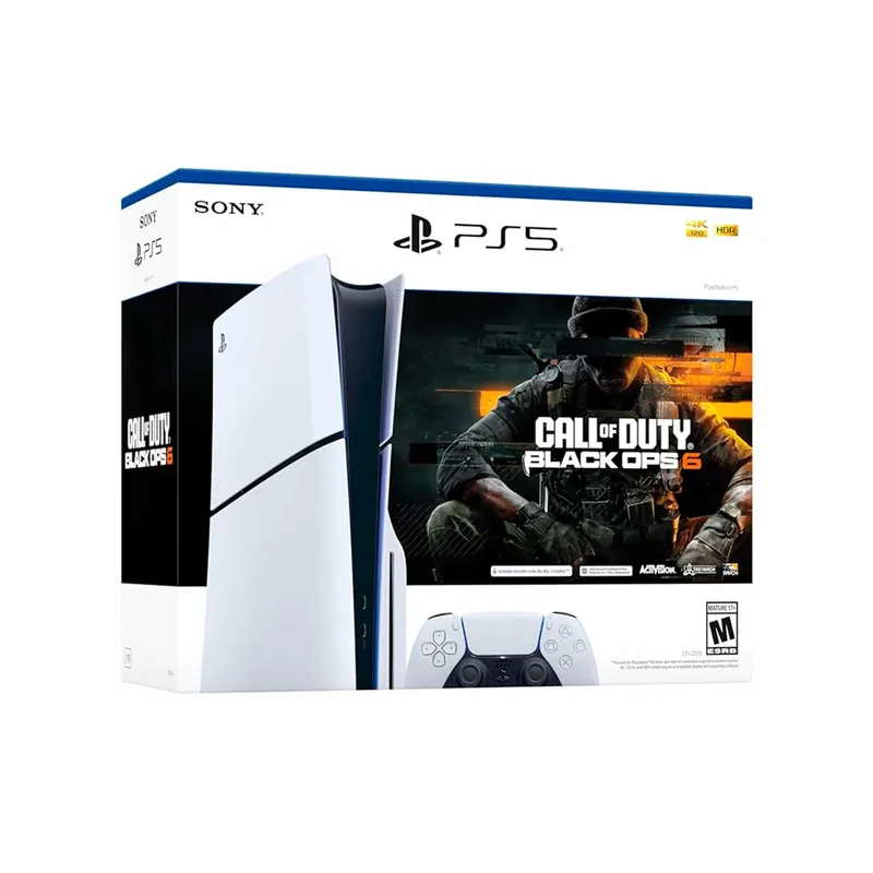 SONY - Consola Playstation 5 Slim Con Lectora Bundle COD Black Ops 6 1TB SSD