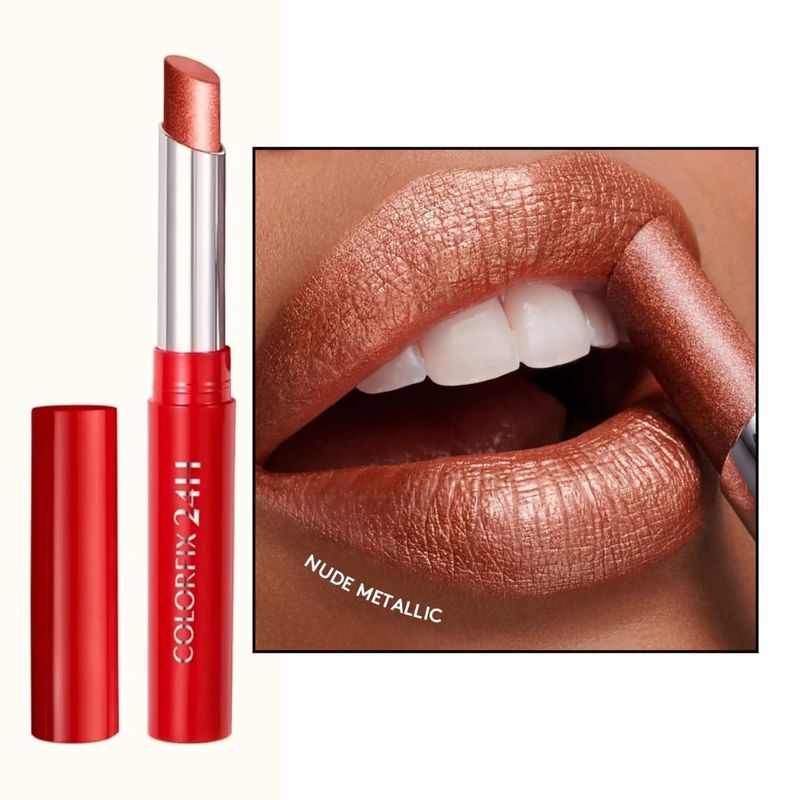 ESIKA - Labial colorfix 24h mate ésika nude metallic