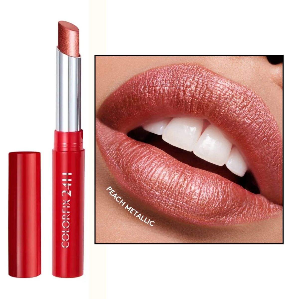 ESIKA - Labial colorfix 24h mate ésika peach metallic