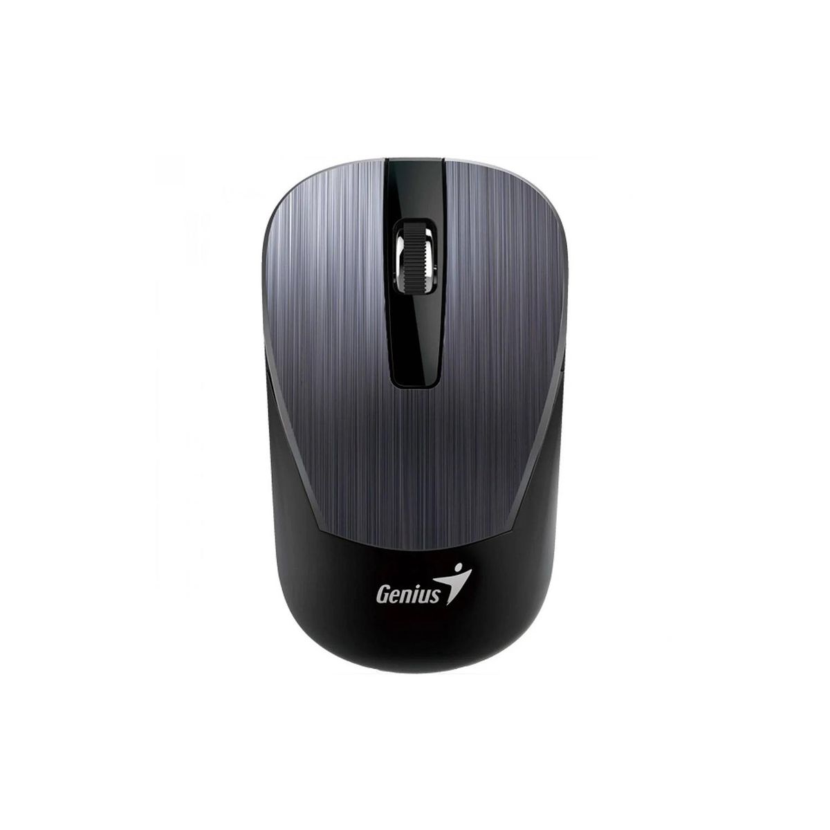 GENIUS - Mouse Genius Eco-8015 Wireless 24Hz Blueeye Recargable Iron Grey