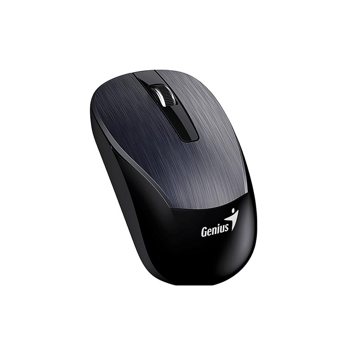 GENIUS - Mouse Genius Eco-8015 Wireless 24Hz Blueeye Recargable Iron Grey