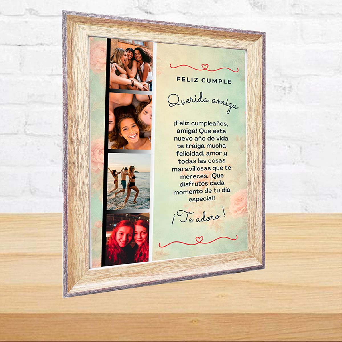 M MATIX SHOP - Matix - Regalos Personalizados - Portaretrato A4 para Cumpleaños