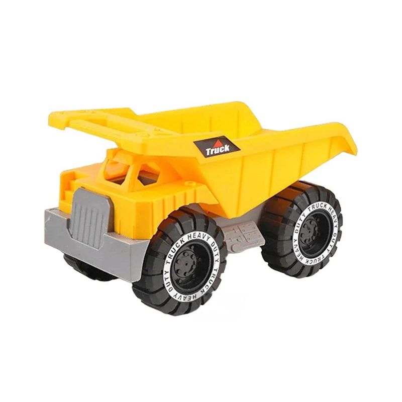 GENERICO - Carro Juguete de Construccion Resistente en Color Amarillo