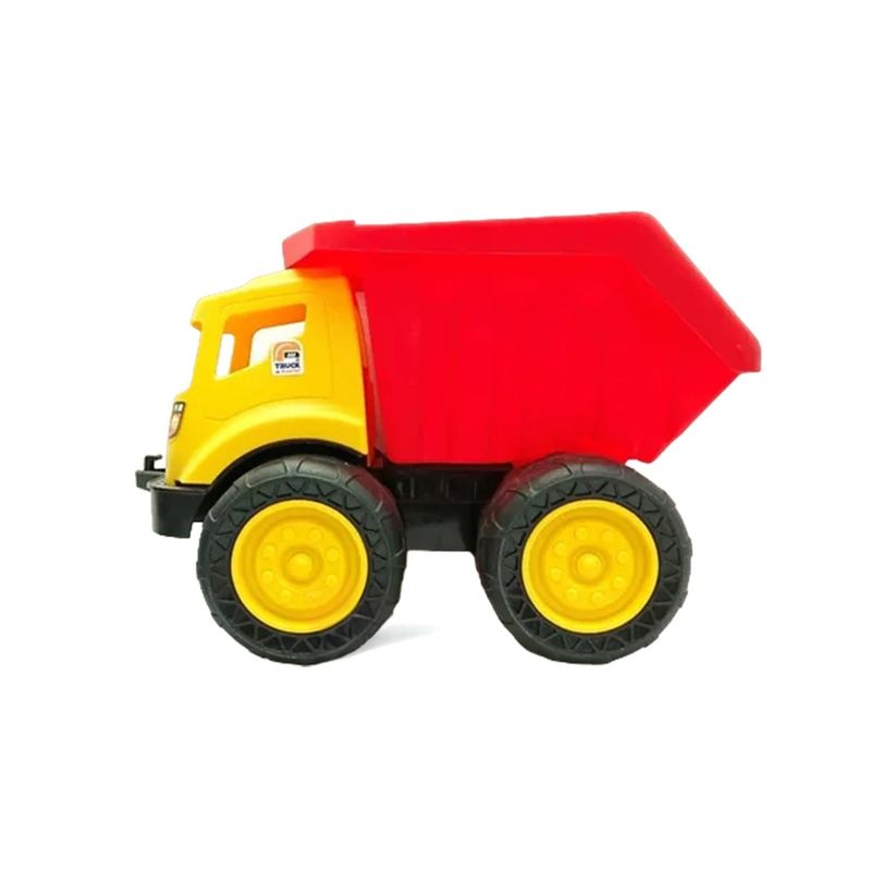 GENERICO - Carro Truck Volquete Resistente para Niños en Color Rojo