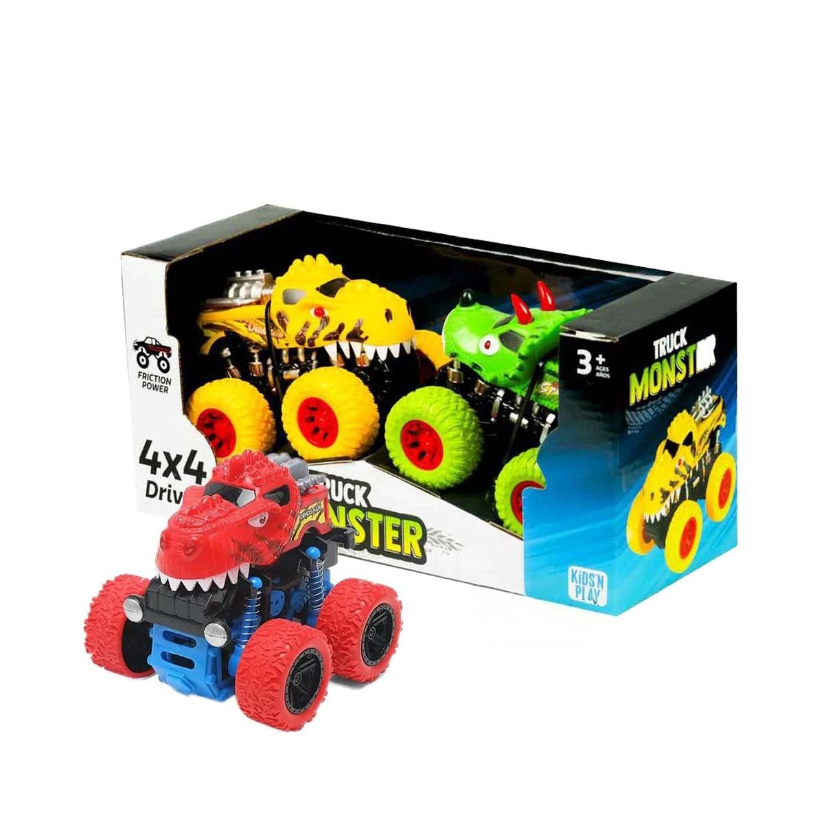 GENERICO - Pack2 Carros Moderno Acrobatico Todo Terreno para Pequeños