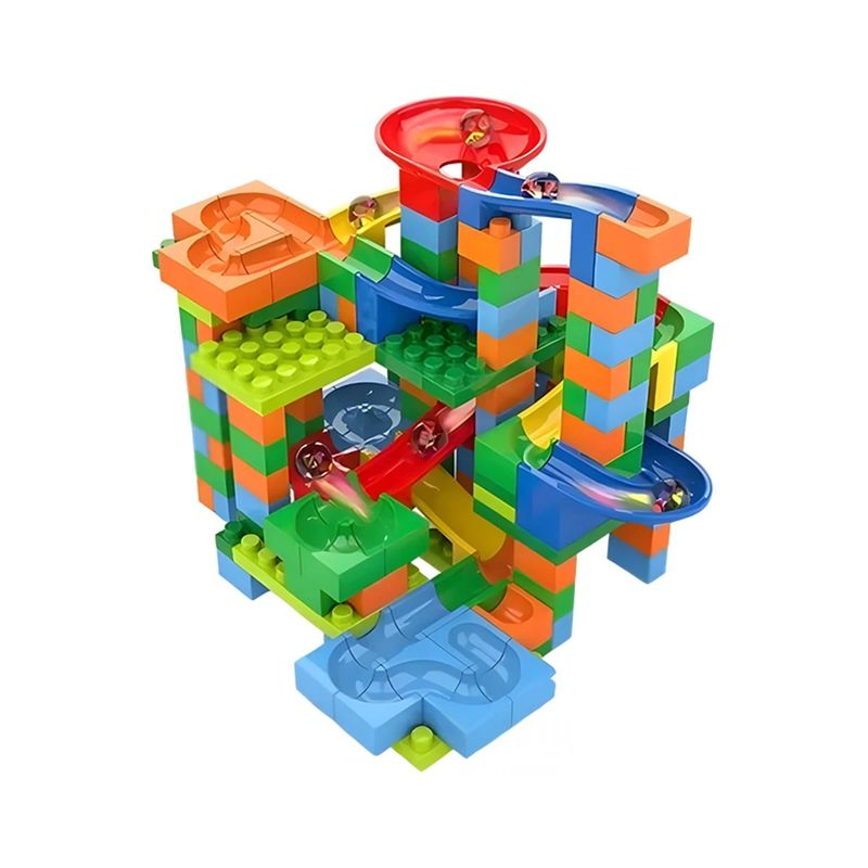 GENERICO - Pista de Canicas con 248 Piezas para Armar con Color Verde