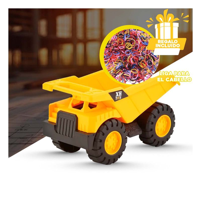 GENERICO - Pack12 Volcadora de Juguete para Construir Y+Ligas de Regalo