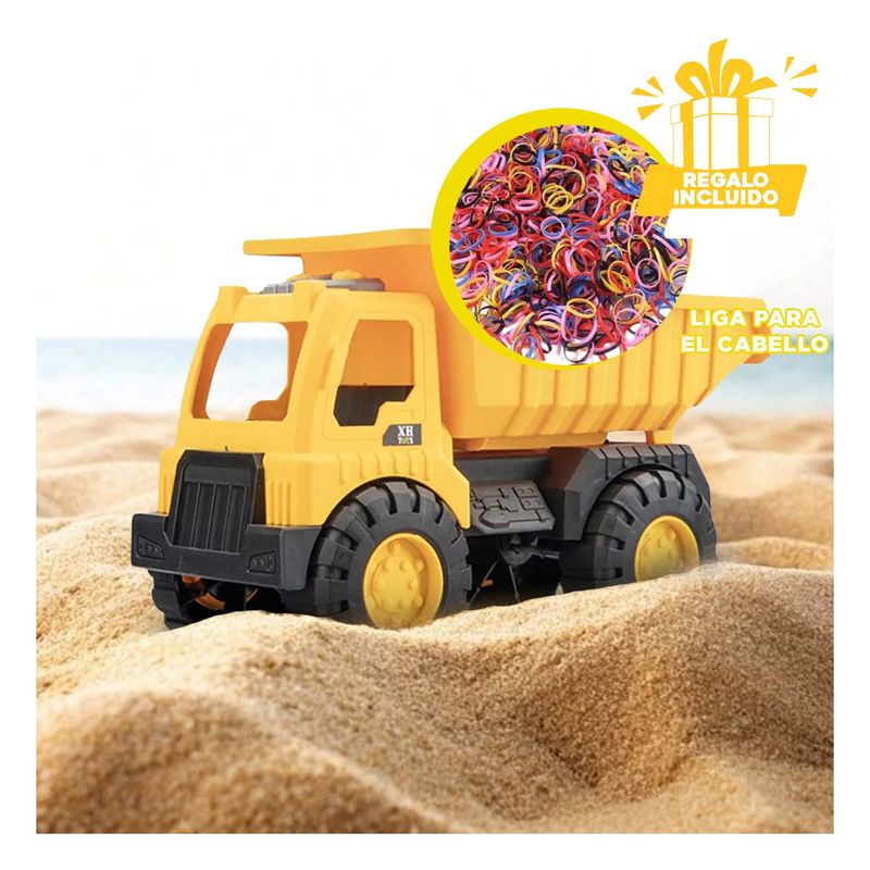 GENERICO - Pack12 Volcadora de Juguete para Construir Y+Ligas de Regalo