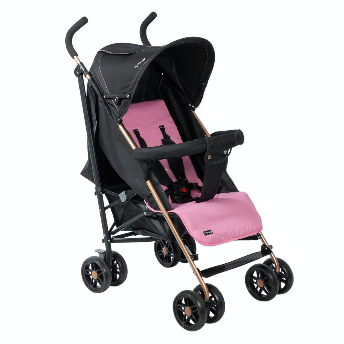 EBABY - Coche Baston para Bebe Reforzado Ebaby Rosa