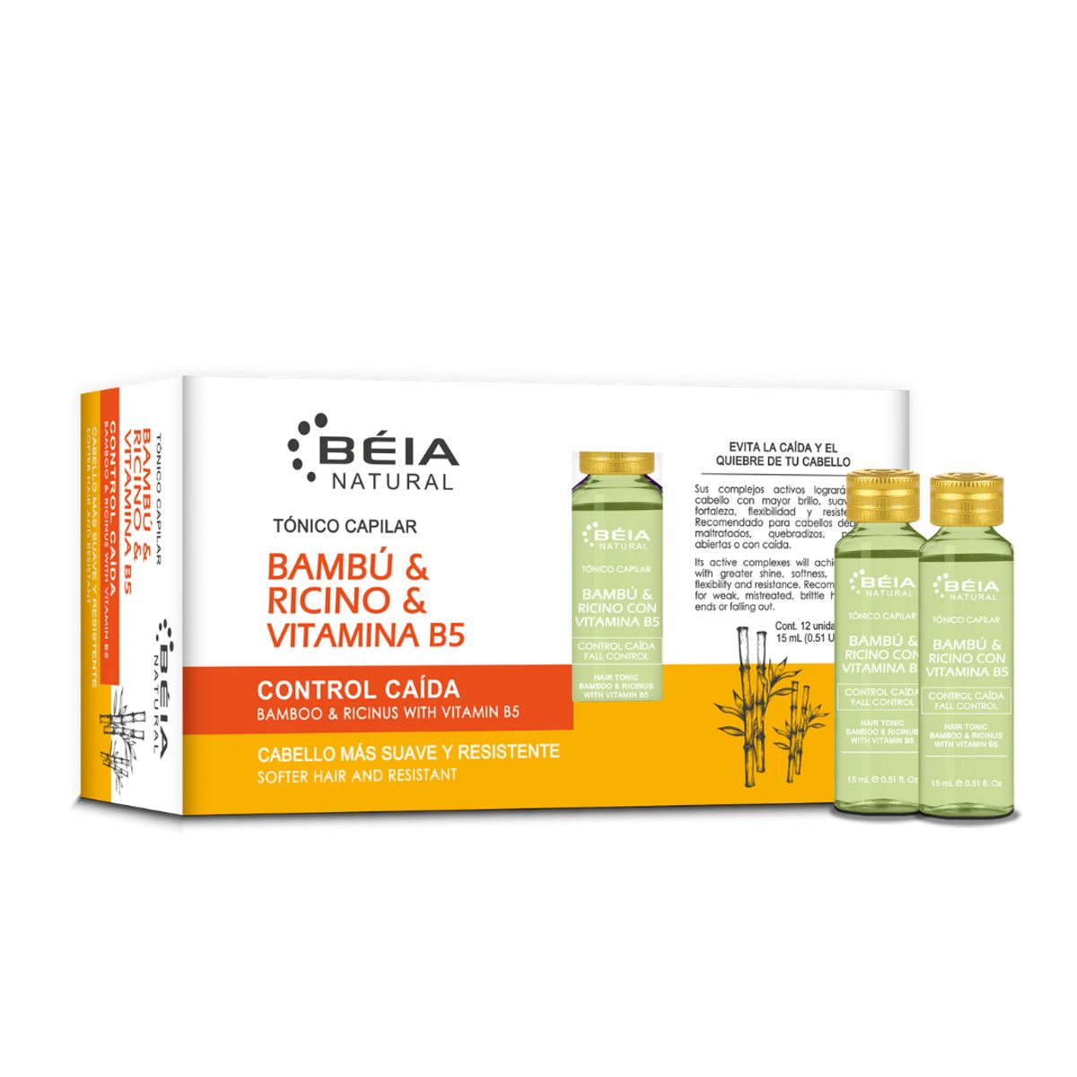 GENERICO - TÓNICO / LOCIÓN  BAMBU Y RICINO CAJA X 12 UNID