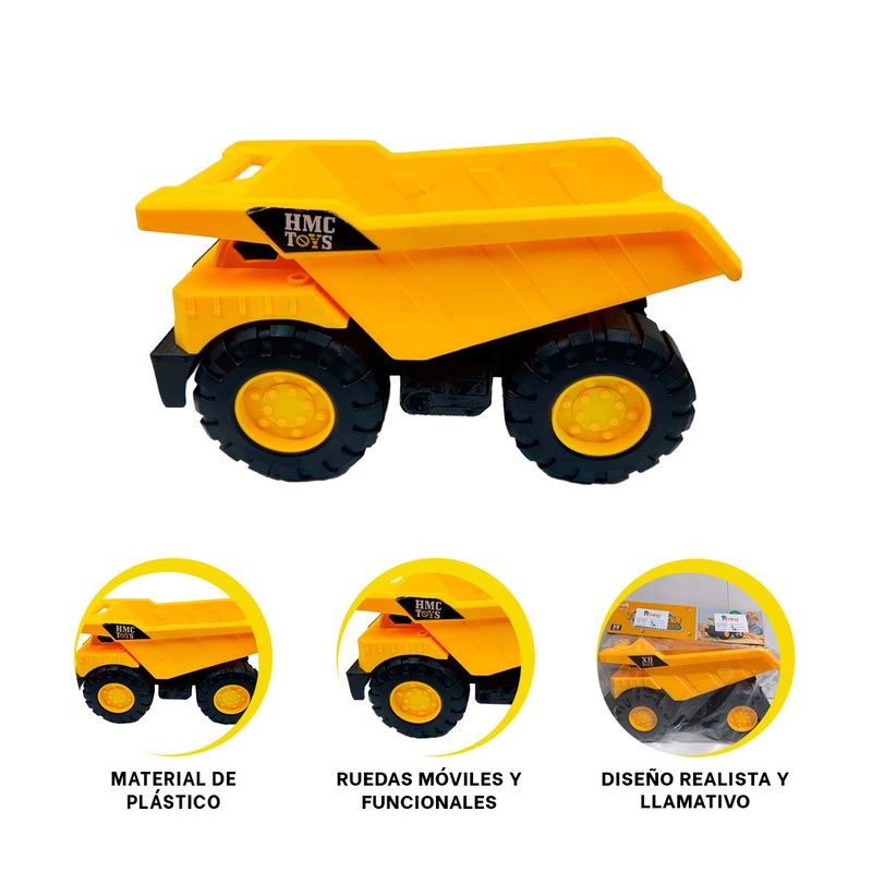 GENERICO - Pack2 Volcadora Juguete con Chato Diagonal Y+Ligas de Regalo