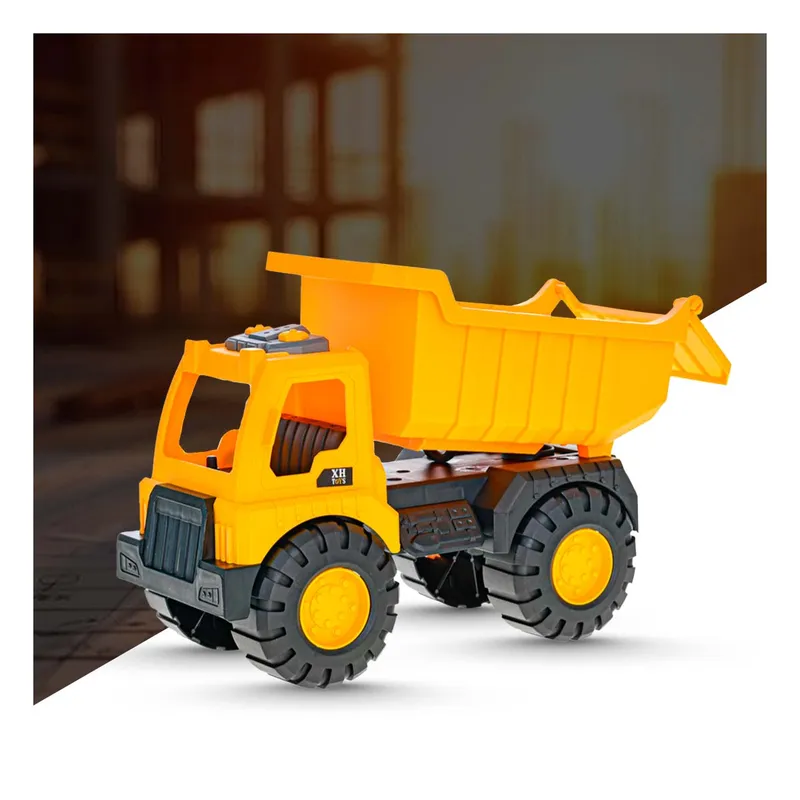 GENERICO - Pack4 Camion de Carga de Juguete Y+Banderitas Adhesivas