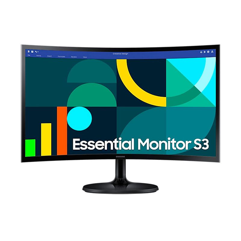 SAMSUNG - MONITOR SAMSUNG LS24D360GALXPE CURVO 100HZ 4MS HDMI x1 VGA x1 24