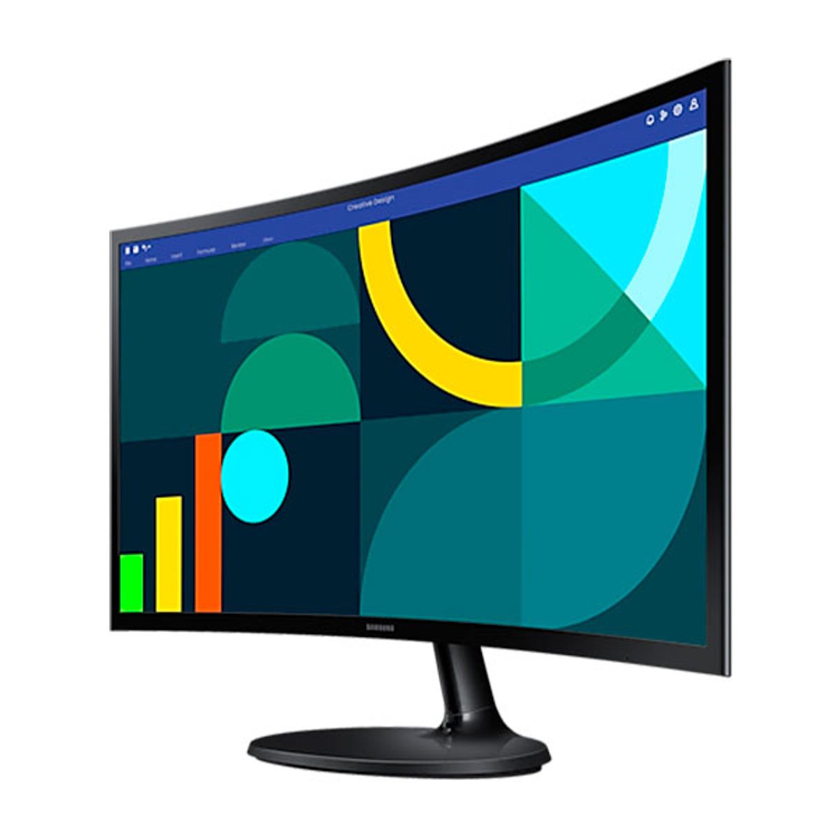 SAMSUNG - MONITOR SAMSUNG LS24D360GALXPE CURVO 100HZ 4MS HDMI x1 VGA x1 24