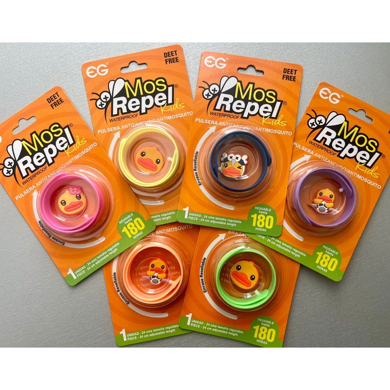 THE BABY SPOT - Brazalete Repelente Anti Mosquito KIDS – 24 cm - MosRepel