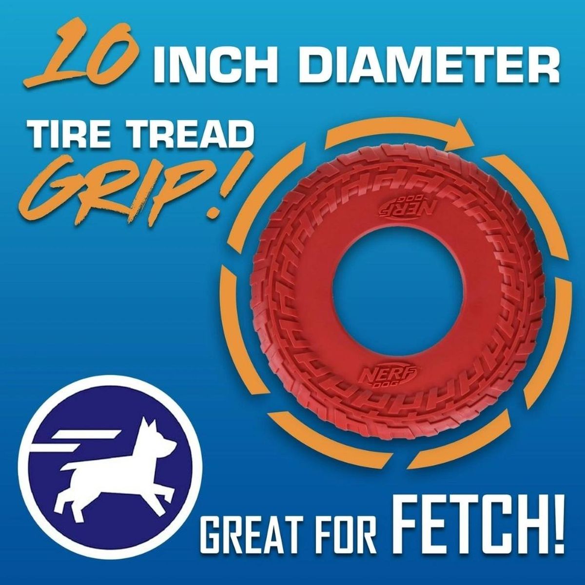 NERF - Frisbee o Flyer Para Perro Nerf - Rojo