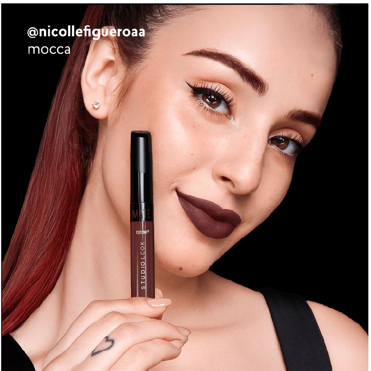 CYZONE - Labial Líquido Mate Studio Look - Mocca