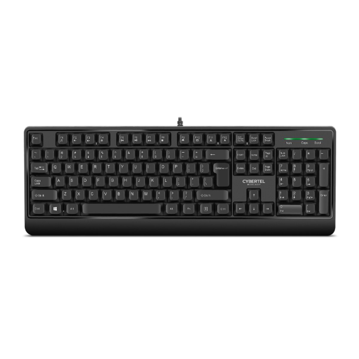 CYBERTEL - Teclado Oficina Multimedia Waterproof Cybertel Mercury CYB K201