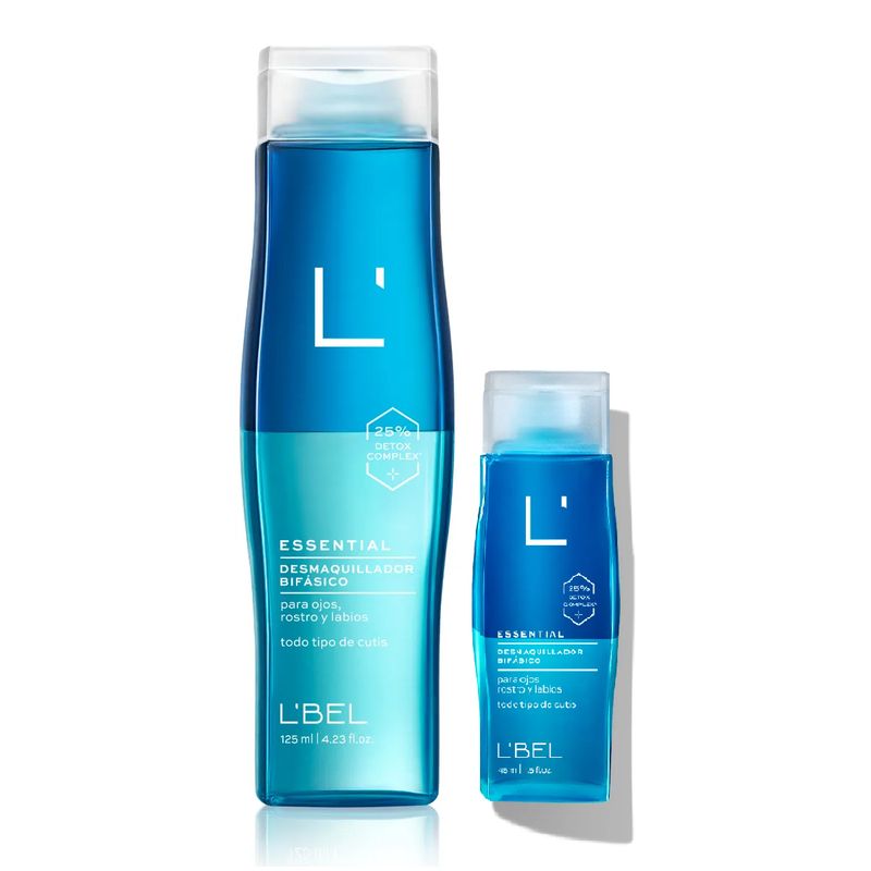 LBEL - Pack de Desmaquillador Bifásico para Ojos y Rostro 125 ml y 45 ml