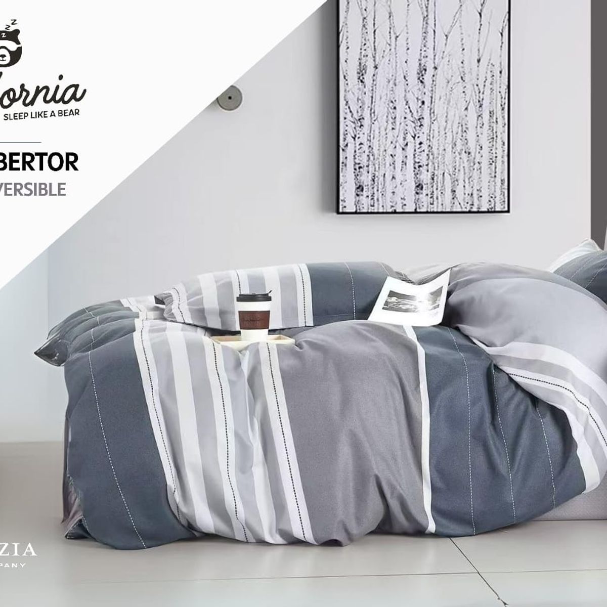 VENEZIA - Set de Edredón QUEEN de 5 pz 100% Calidad