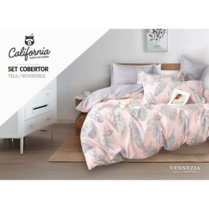 VENEZIA - Set de Edredón QUEEN de 5 pz 100% Calidad