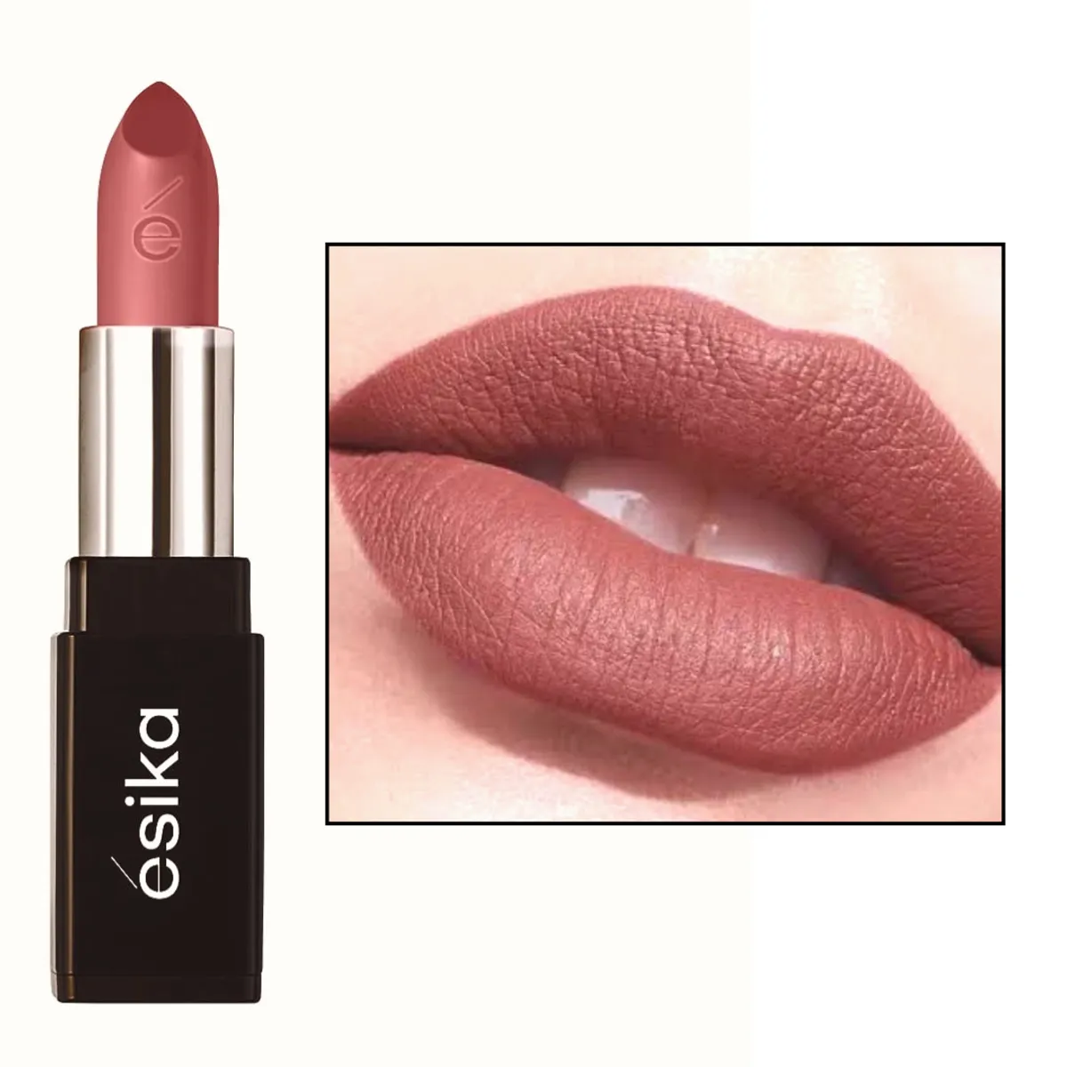 ESIKA - Labial mate addiction ésika nude fortaleza color intenso