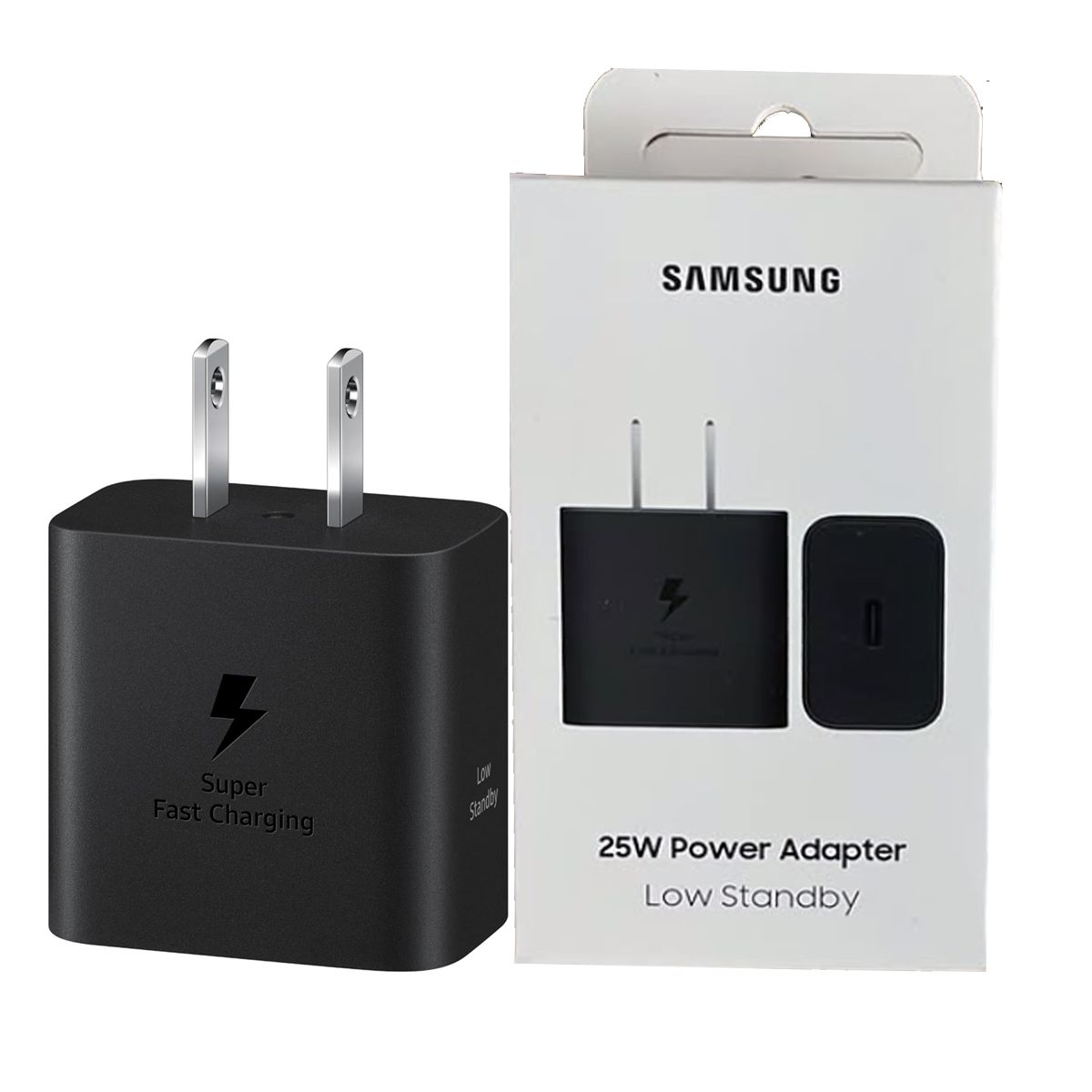 SAMSUNG - Adaptador 25W Low Standby para Galaxy S20 S22 S3 S24  Carga Rápida