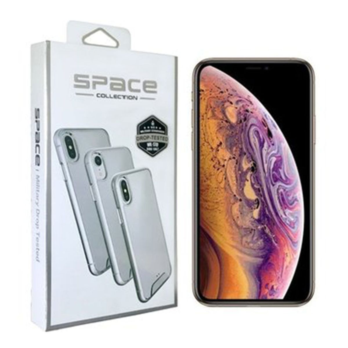 GENERICO - Case Space Iphone Xs - Transparente