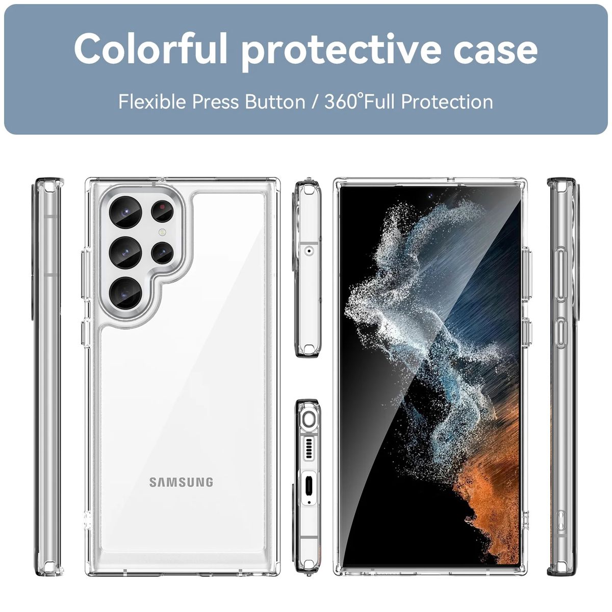 GENERICO - Case Space Para Samsung S23 Ultra