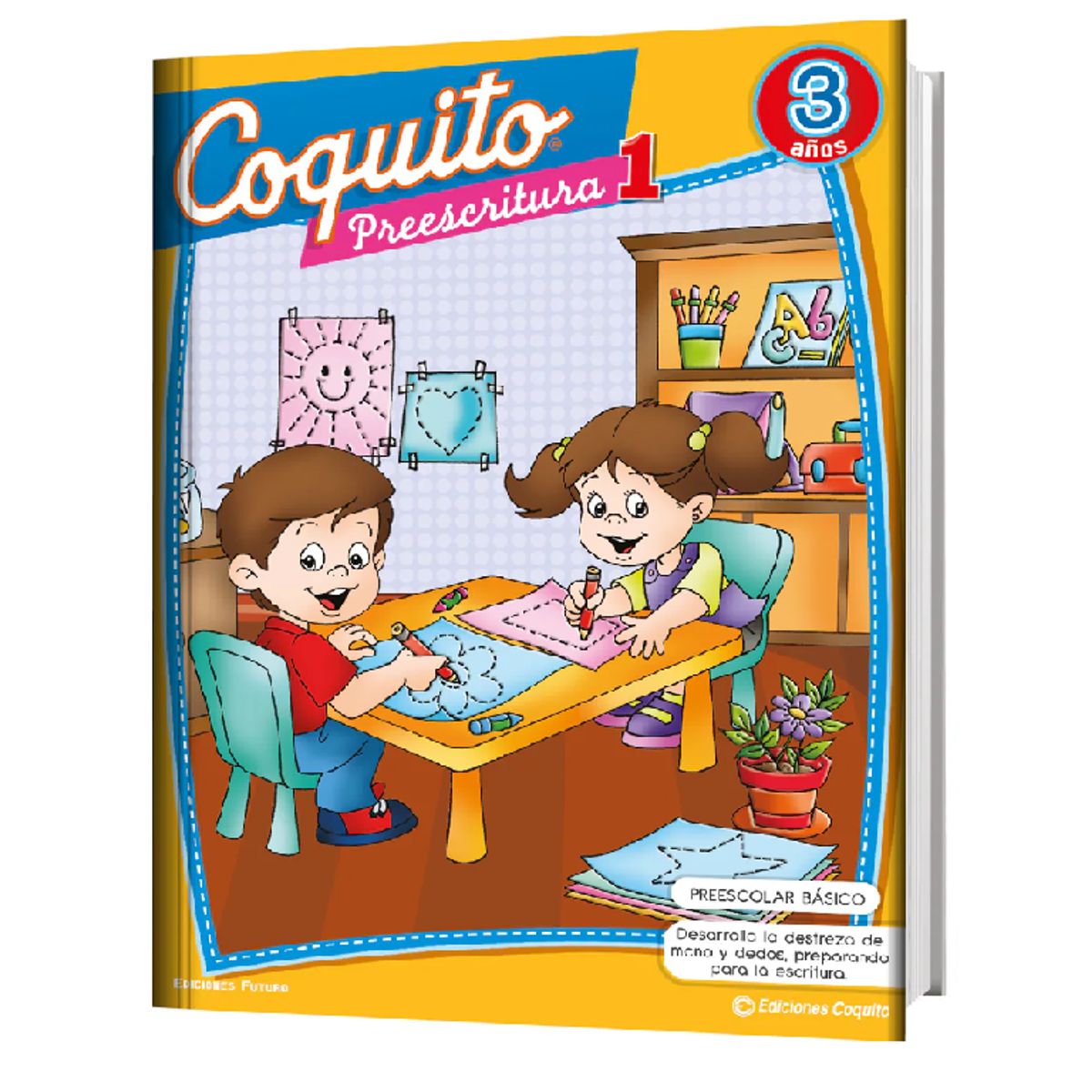 EDICIONES COQUITO - Pack x 3 libros  Pre Escritura 1, 2 y 3 COQUITO