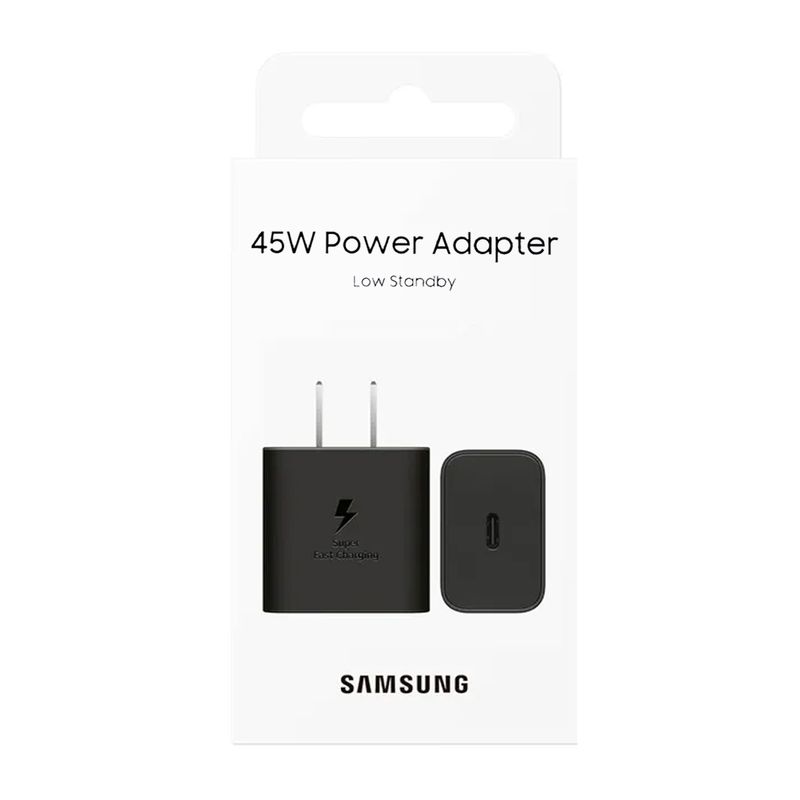 SAMSUNG - Adaptador Samsung 45w Pared-Tipo C Negro