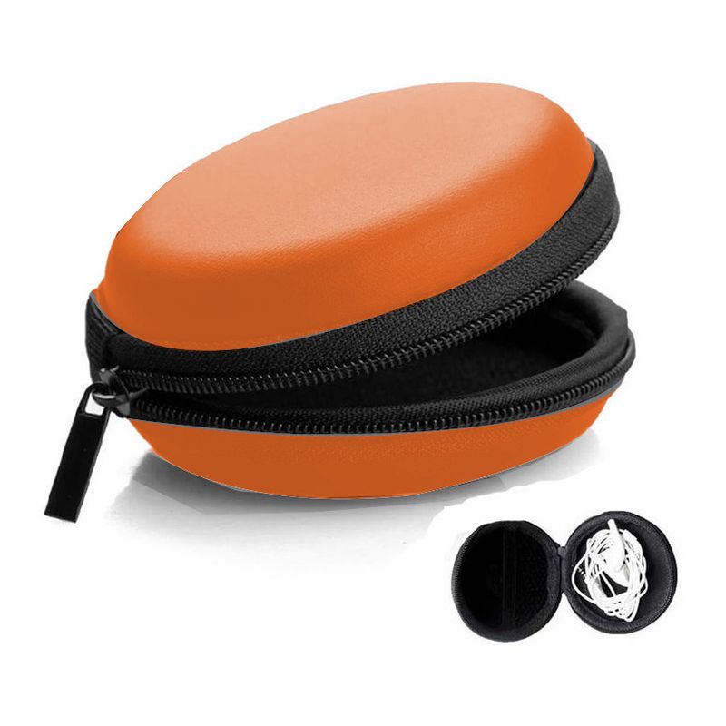 GENERICO - Estuche Porta Audífonos Monedas Tarjeta Memoria SD cable USB