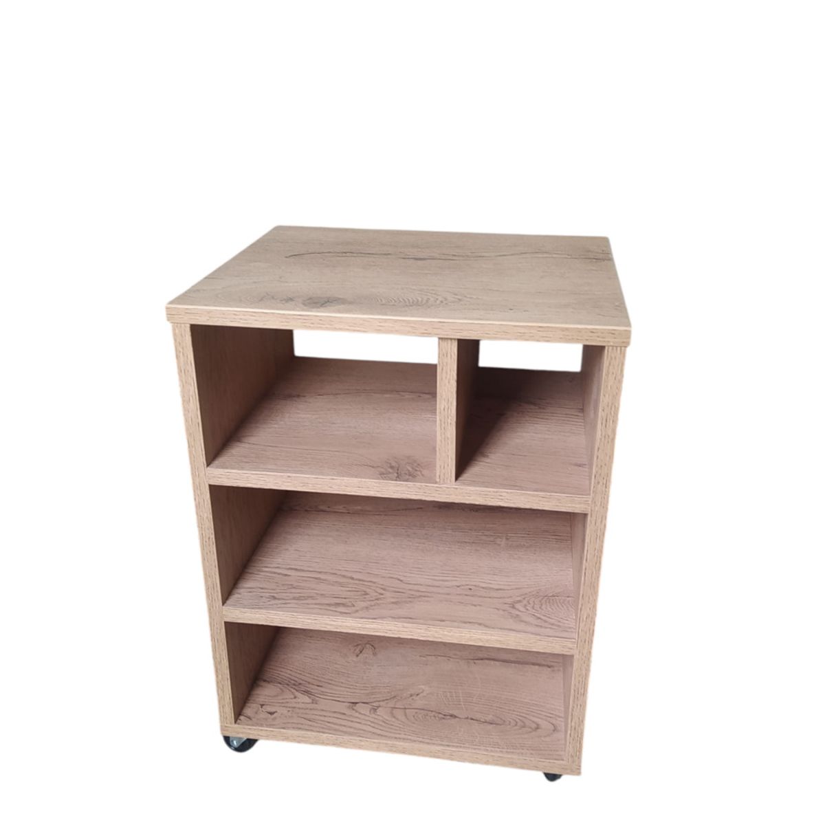 GENERICO - Mueble Auxiliar para impresora de melamina macadamia