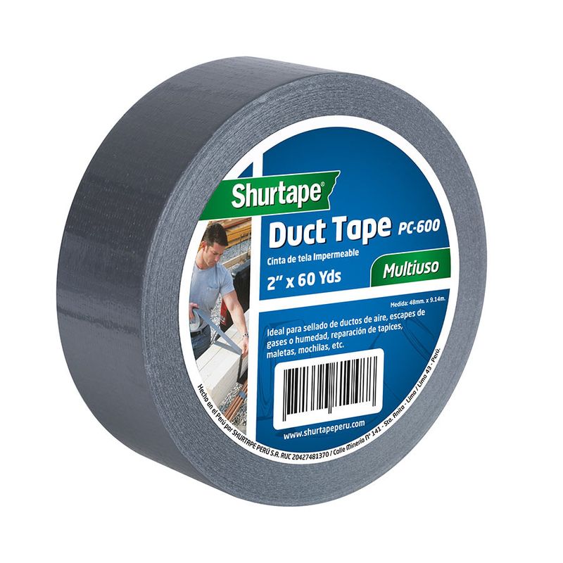 SHURTAPE - CINTA DUCTAPE PC-600 2" X 60 YDS SHURTAPE