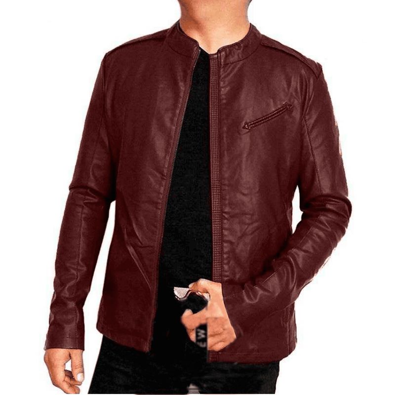 GENERICO - CASACA DE CUERO IMP PREMIUN - ESTILO EXCLUSIVO PARA HOMBRE