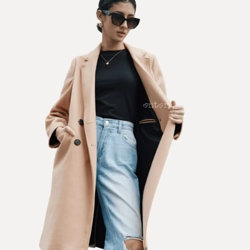 ANTAR - SACO PAÑO MUJER  MANGA LARGA